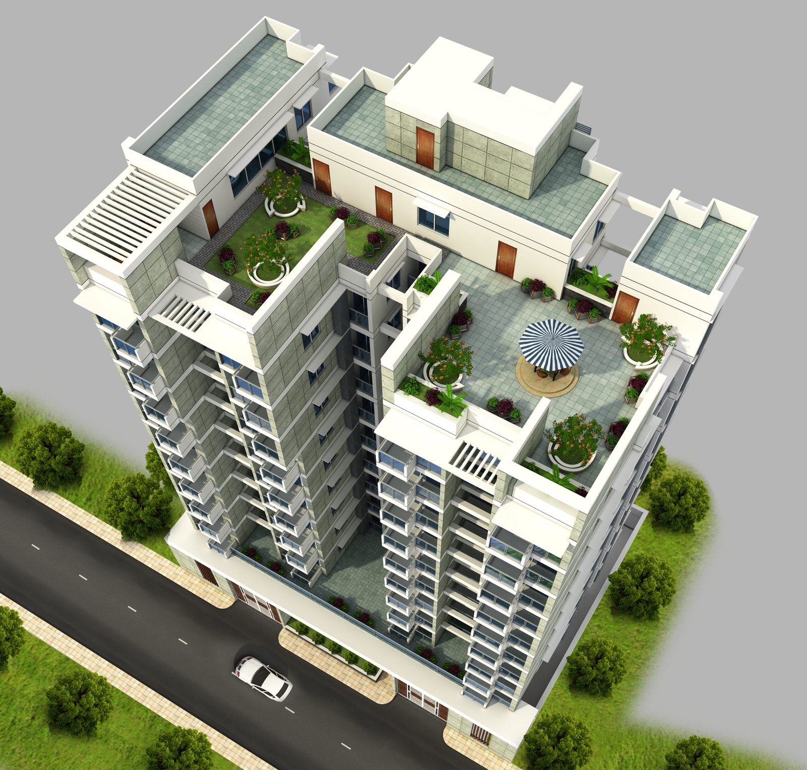 Lighthouse L Block, render