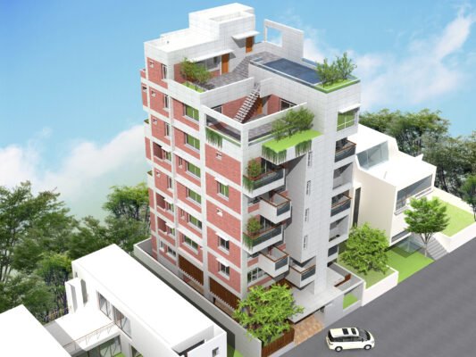 Sentu residential project 3D render